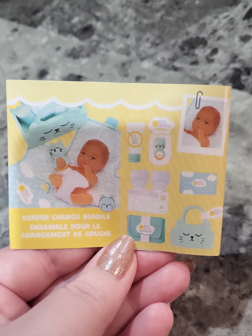 Miniverse Make It Mini Real Baby Diaper Change Bundle